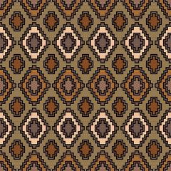 Seamless aztec pattern