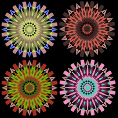 Mandala. Geometric pattern. Ethnic motif