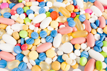 Colorful pills