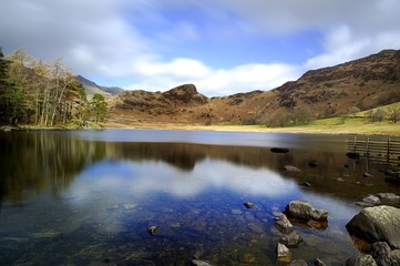 Blea Tarn and surrounding fells
