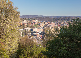 Fototapeta na wymiar City of Morgantown in West Virginia