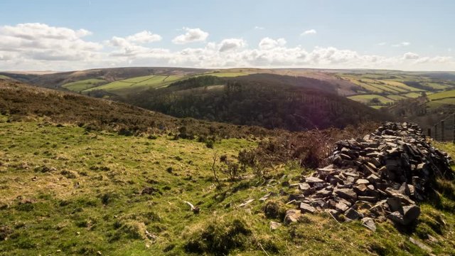 Time lapse: Exmoor National Park, West Somerset, England