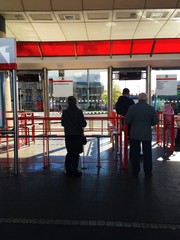 Waiting at the Bus Station