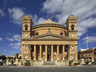Fototapeta na wymiar Rotunda of Mosta - church of Assumption of Our Lady. Mosta. Malta 