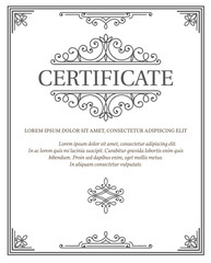 vertical certificate template diploma