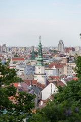 Fototapeta na wymiar Bratislava cityscape , cathedral St. Martin