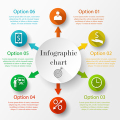 Infographic design chart