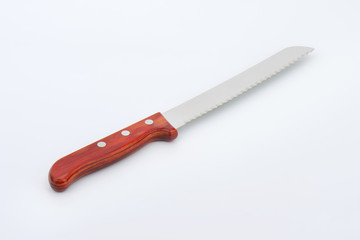 wood handle bread knife