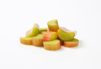 chopped fresh rhubarb