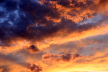 Dramatically cloudy Sky