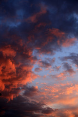 Dramatically cloudy Sky