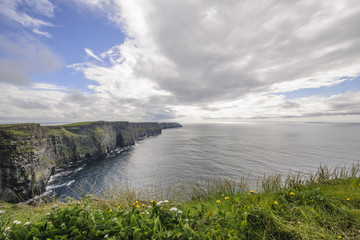 Scenic view of Cliffs of Moher, County Clare, Ireland