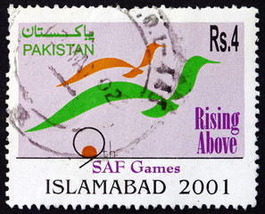 Postage stamp Pakistan 2001 SAF Games