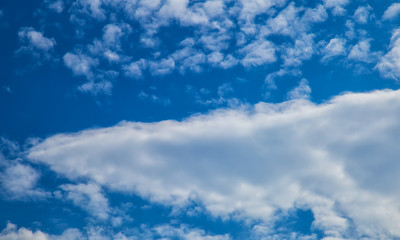 wonderful and mysterious blue sky