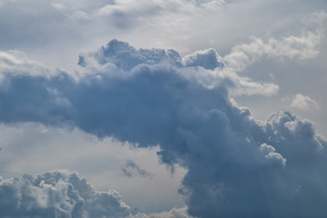 wonderful and mysterious blue sky
