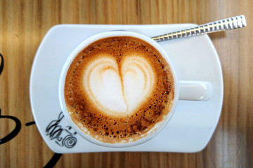 Kaffee mit Herz