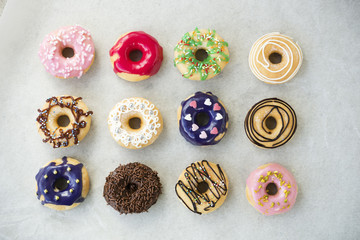colorful donuts