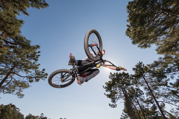 High BMX jump