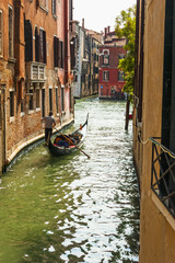 Fototapeta na wymiar Gondola, a famous boat of Venice