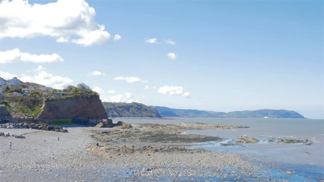 Somerset coastline, Watchet, England
