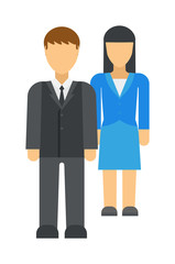 Workplace business discrimination issues vector illustration.