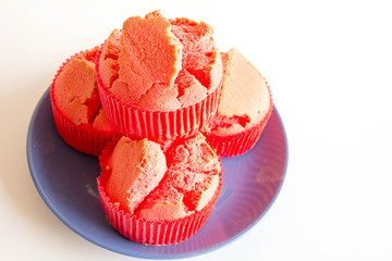 Steamed Cup Cake for Chinese New Year