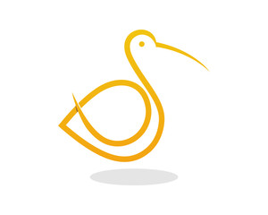 Naklejka premium Stork Line