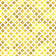 Vector seamless geometric textured golden pattern background