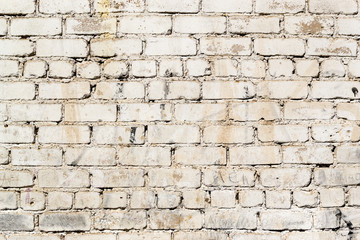 Grimy White Dirt Stained Painted Grunge Wall