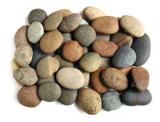 Fototapeta na wymiar colorful multicolored pebbles