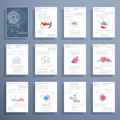 Cards and templates for business reports