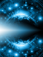 Best Internet Concept of global business from concepts series. Elements of this image furnished by NASA