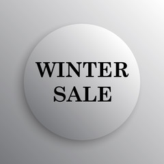 Winter sale icon