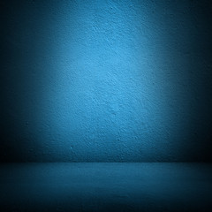 blue interior background