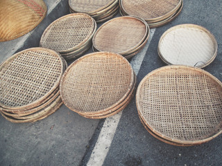wooden baskets