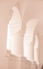 White columns, background, colonnade