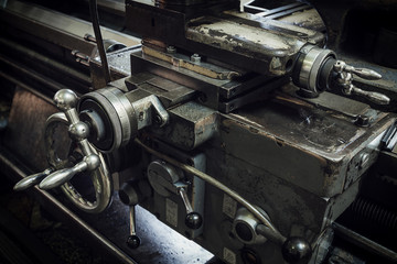 The old machine tool equipment