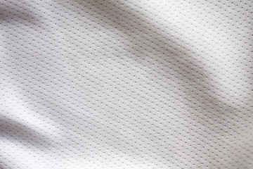 White sports clothing fabric jersey