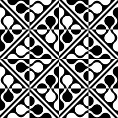 Seamless Curved Shape Pattern