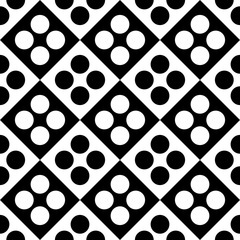 Seamless Square and Circle Pattern