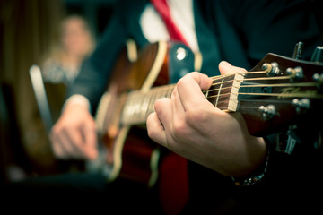 Guitar playing
