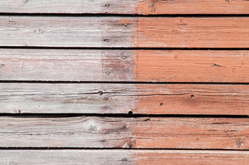 Obraz premium Light wooden fence