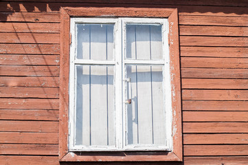 Fototapeta na wymiar Old house window