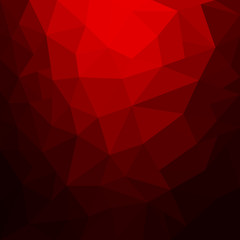 Abstract red geometrical background - Vector