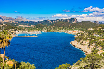 Panorama Spain Majorca Port Andratx Bay Coast