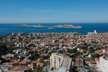 Naklejka na ściany i meble Landscape of Marseille