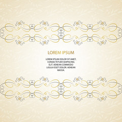 Vector decorative frame.