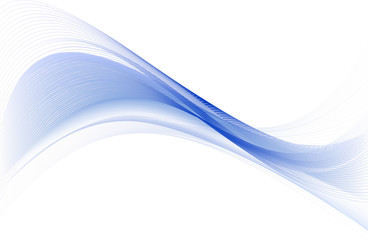 Abstract  design. Blue wavy background. Transparent Vector wave