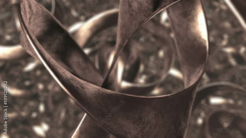 Poster seamless looping animation of a bronze sweep background