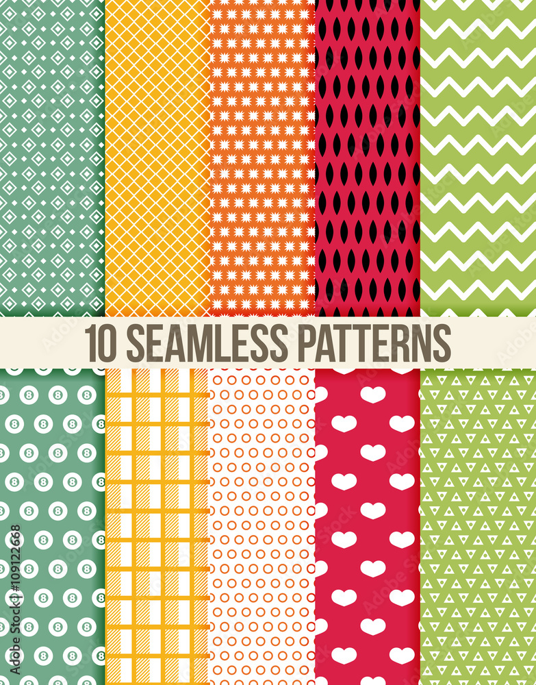 Poster seamless pattern. vector background